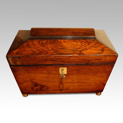 Antique Rosewood Caddy