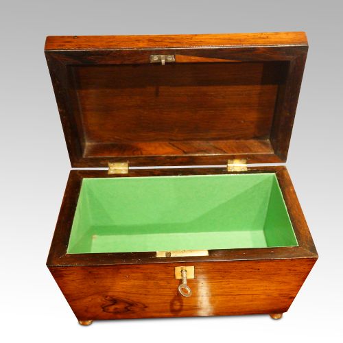 fig 1. Antique rosewood caddy
