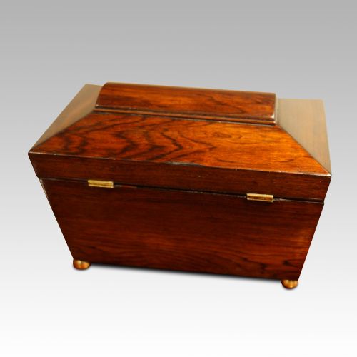 fig 2. Antique rosewood caddy