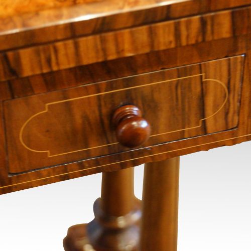 fig 2. Victorian walnut card table