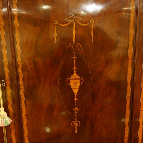 fig 3. Antique mahogany linen press