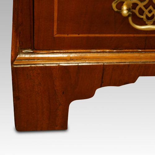 fig 1. Antique walnut bureau bookcase