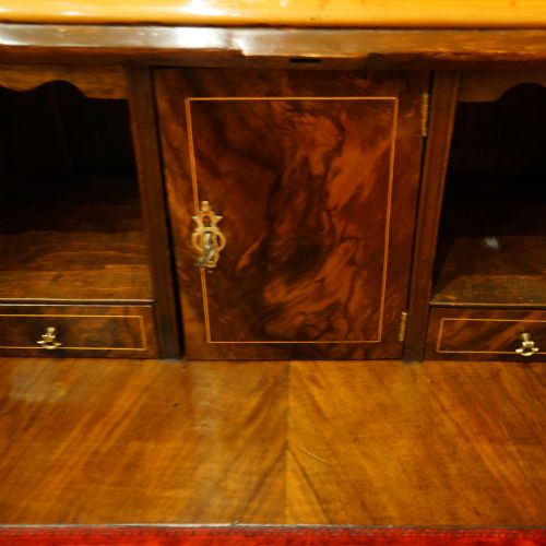 fig 3. Antique walnut bureau bookcase