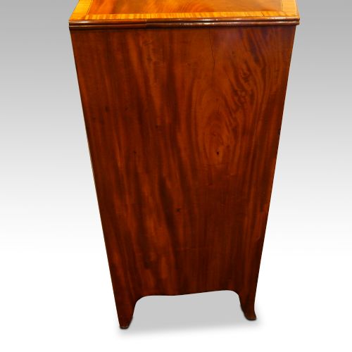 fig 2. Georgian inlaid bow front chest