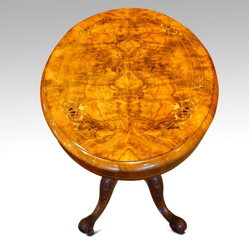 fig 5. Victorian inlaid walnut table