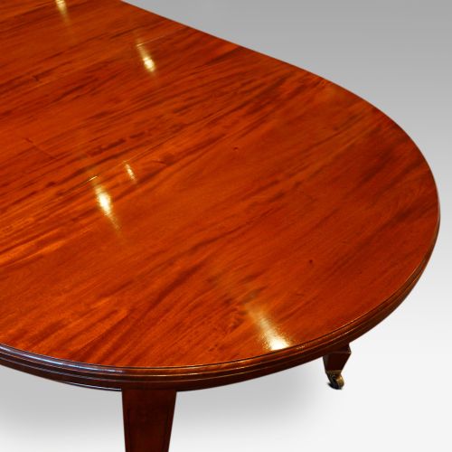 fig 8. Edwardian circular mahogany dining table