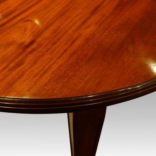 fig 3. Edwardian circular mahogany dining table