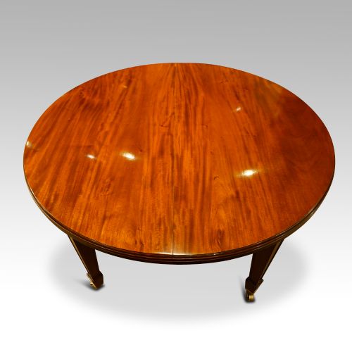 fig 4. Edwardian circular mahogany dining table