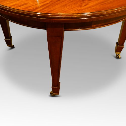 fig 5. Edwardian circular mahogany dining table