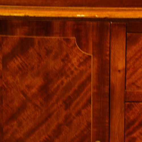 fig 2. Edwardian inlaid mahogany display cabinet