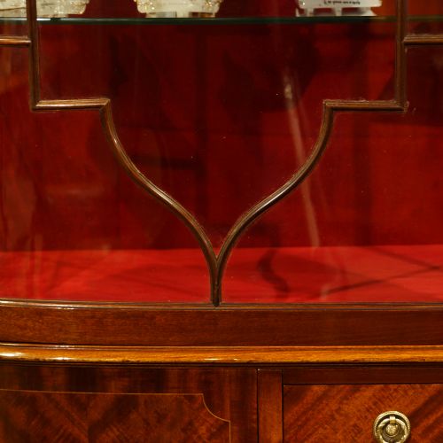fig 3. Edwardian inlaid mahogany display cabinet