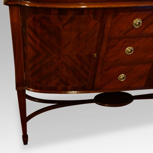 fig 6. Edwardian inlaid mahogany display cabinet