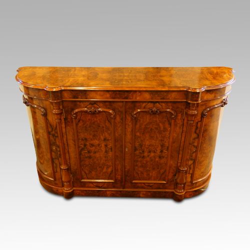 Victorian Walnut Credenza Sideboard