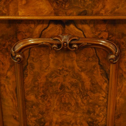 fig 1. Victorian walnut credenza sideboard