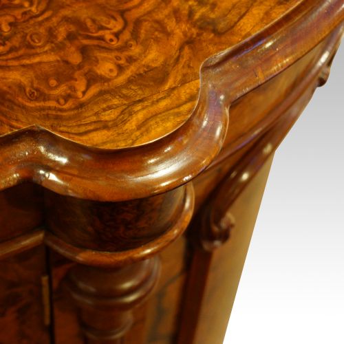 fig 2. Victorian walnut credenza sideboard