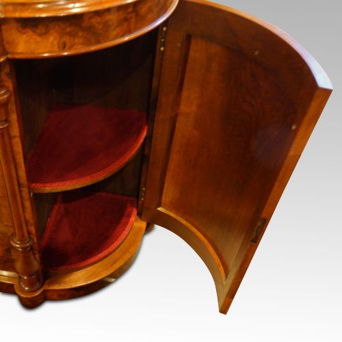 fig 3. Victorian walnut credenza sideboard