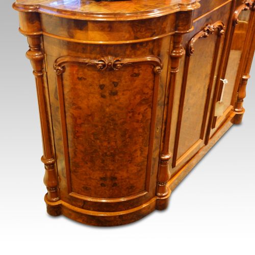 fig 4. Victorian walnut credenza sideboard