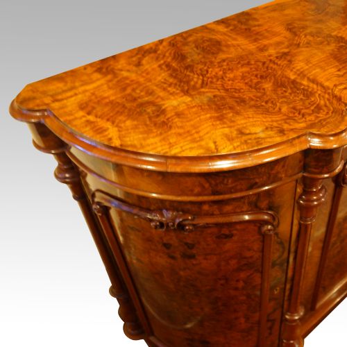 fig 5. Victorian walnut credenza sideboard