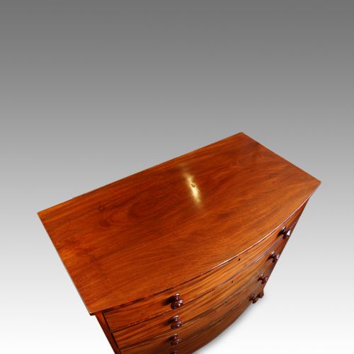 fig 1. Georgian mahogany bow chest