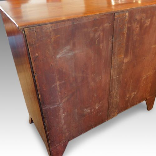fig 3. Georgian mahogany bow chest