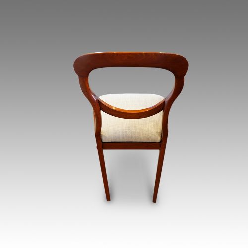 fig 2. Victorian mahogany balloon back dining chairs