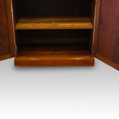 fig 2. Edwardian walnut cupboard