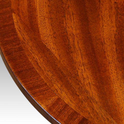 fig 2. Mahogany circular coffee table