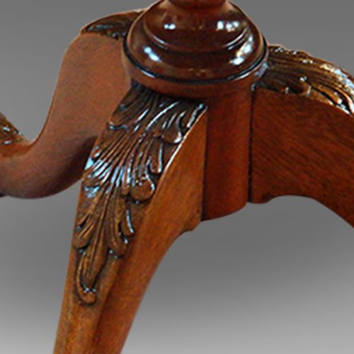 fig 4. Mahogany circular coffee table