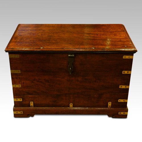 Antique Teak Military Chest