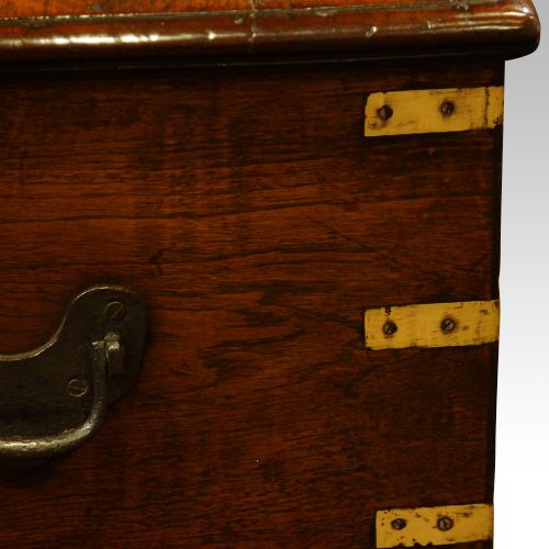 fig 1. Antique teak military chest