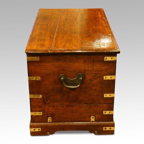 fig 2. Antique teak military chest