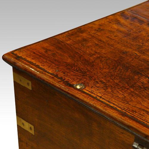 fig 3. Antique teak military chest