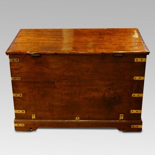 fig 4. Antique teak military chest