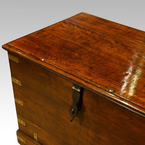 fig 5. Antique teak military chest