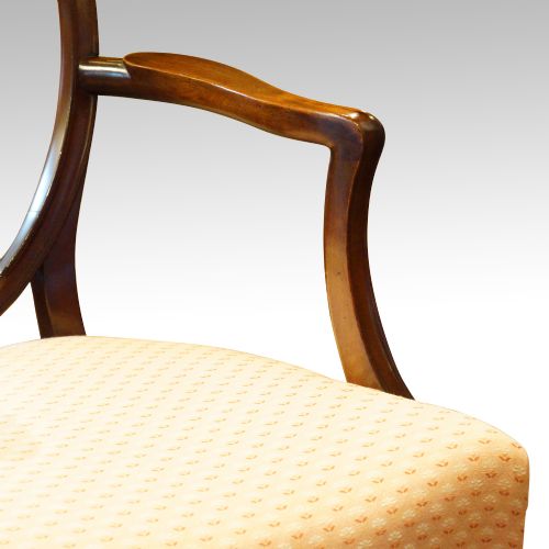 fig 6. Set of 8 Adam style mahogany dining chairs