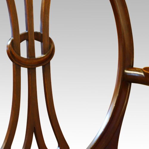 fig 7. Set of 8 Adam style mahogany dining chairs