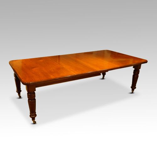 fig 4. Victorian mahogany extending dining table