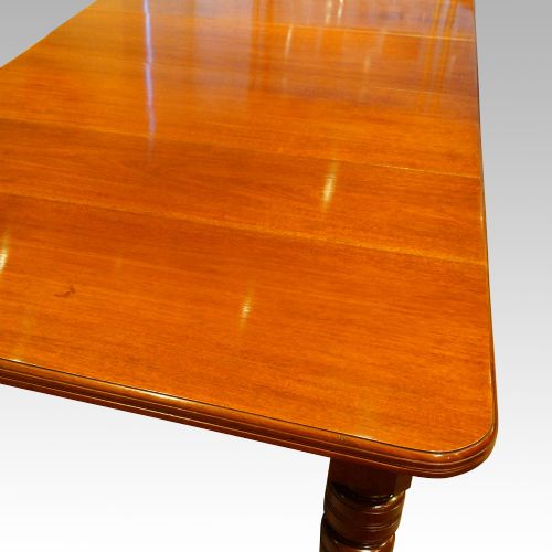 fig 5. Victorian mahogany extending dining table