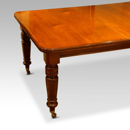 fig 7. Victorian mahogany extending dining table