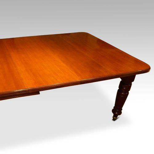 fig 8. Victorian mahogany extending dining table