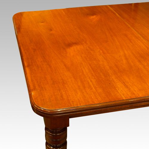 fig 9. Victorian mahogany extending dining table