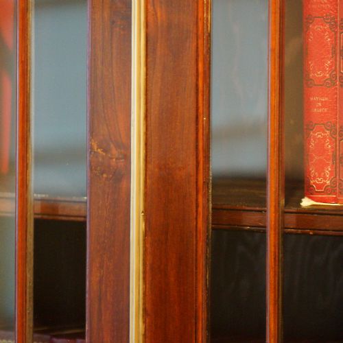 fig 1. Edwardian mahogany glazed bookcase