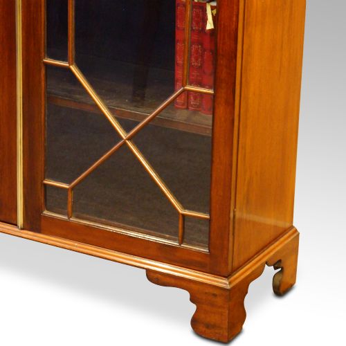 fig 2. Edwardian mahogany glazed bookcase