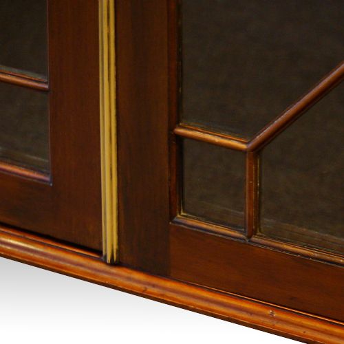 fig 3. Edwardian mahogany glazed bookcase