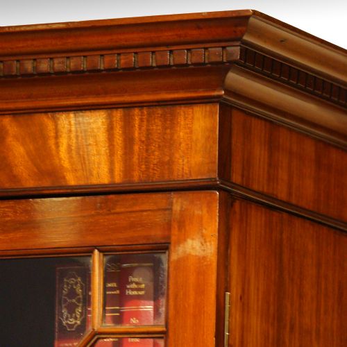 fig 5. Edwardian mahogany glazed bookcase