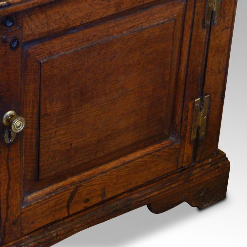 fig 1. Antique oak dresser base