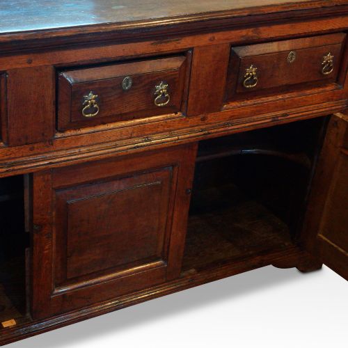 fig 4. Antique oak dresser base