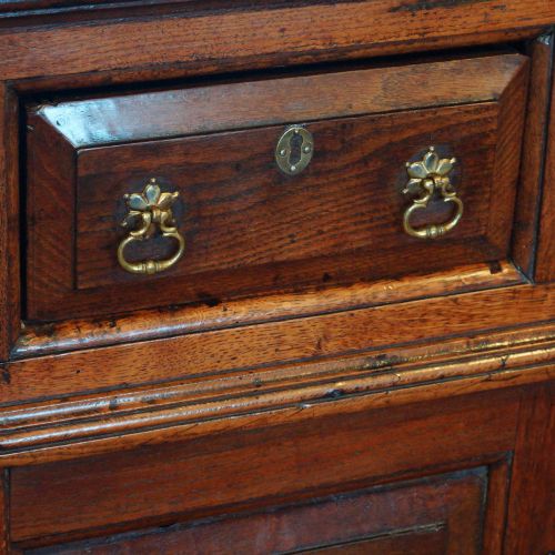 fig 6. Antique oak dresser base