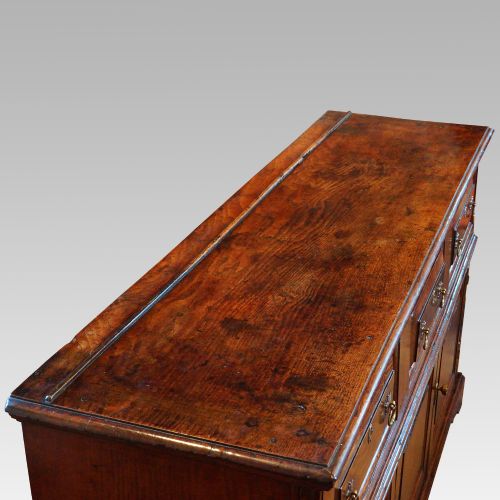 fig 7. Antique oak dresser base