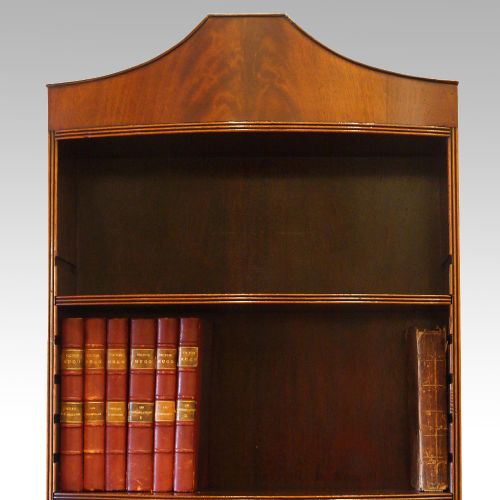fig 4. Mahogany open bookcase